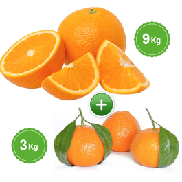 Naranjas Mesa 9 KG + Mandarina 3 KG
